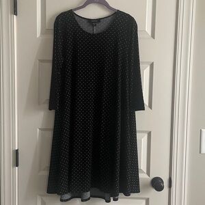 Karen Kane Black Polka Dot Dress